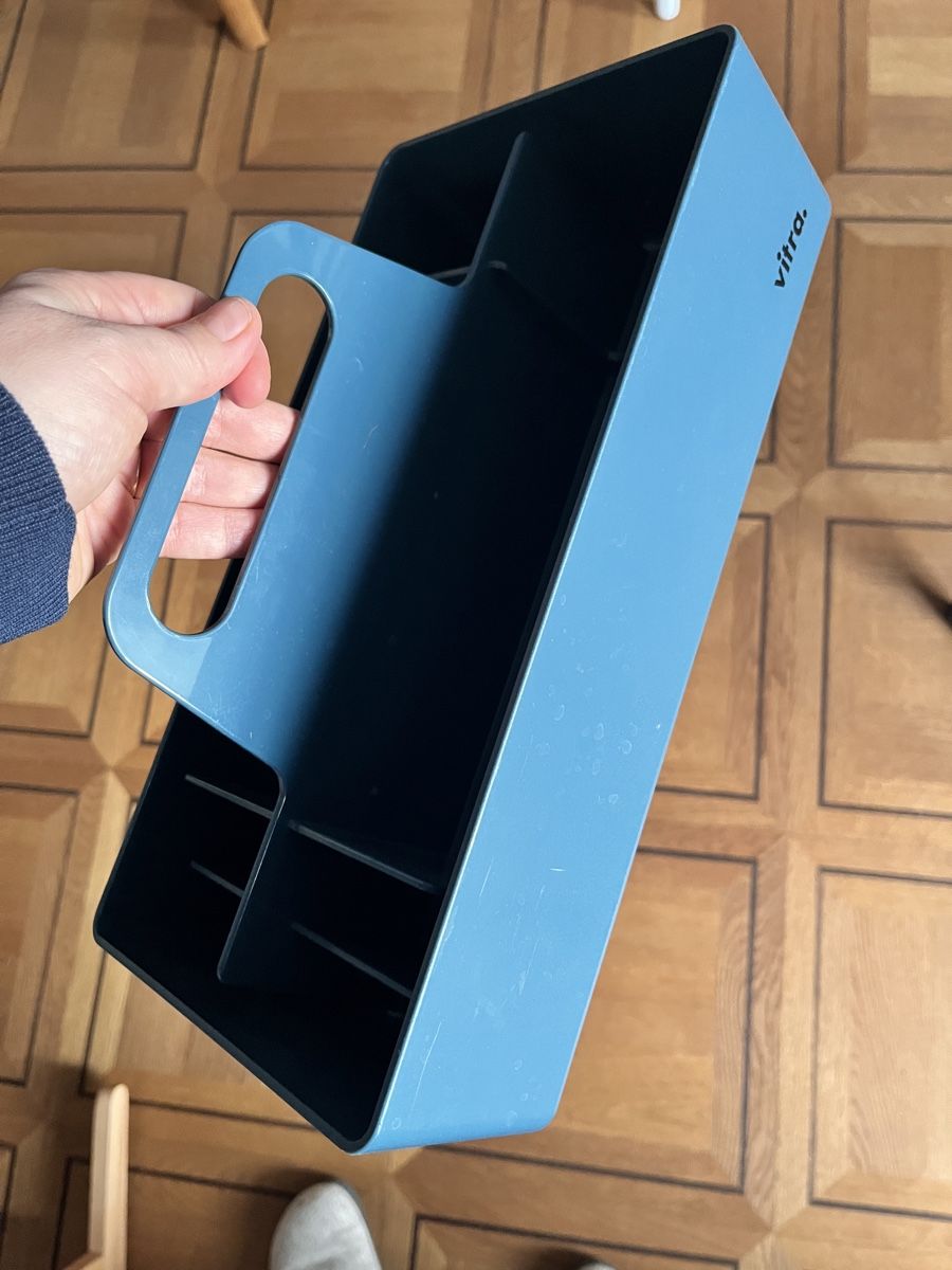 Vitra Tutte le decorazioni: 2 Vitra Toolbox Aufbewahrungsboxen orange und blau – Nuovo (secondo la descrizione) da Zürich venduto da tscharrlii 3