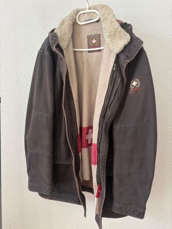 Strellson Winterjacke, Innenjacke Schweizer Armeewolldecke