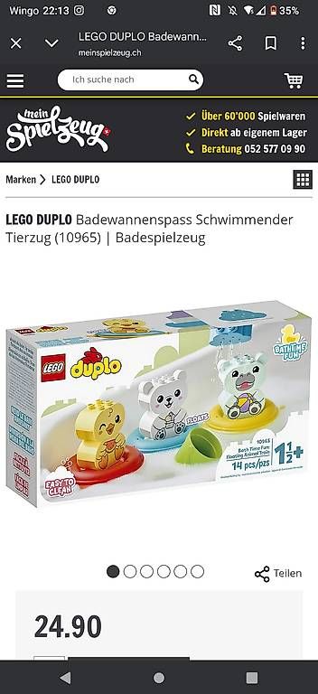 Giocattoli: Lego Duplo schwimmender Tierzug – Usato da Uznach venduto da Claudi1186 1