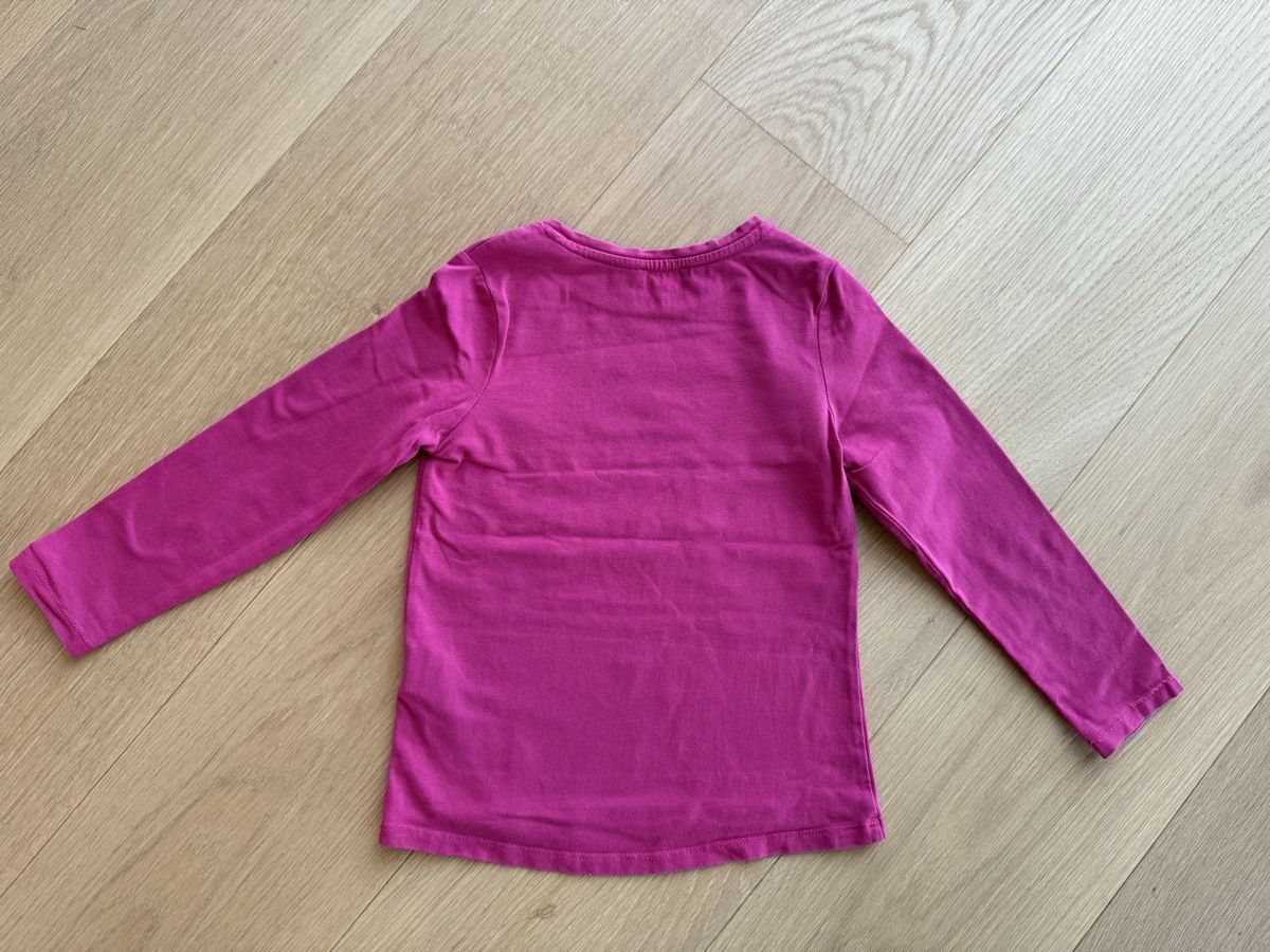 Camicette, T-shirt & Top: Mädchen Langarmshirt 116 Glitzer-Tiger – Usato da Planken venduto da tbswlch 2