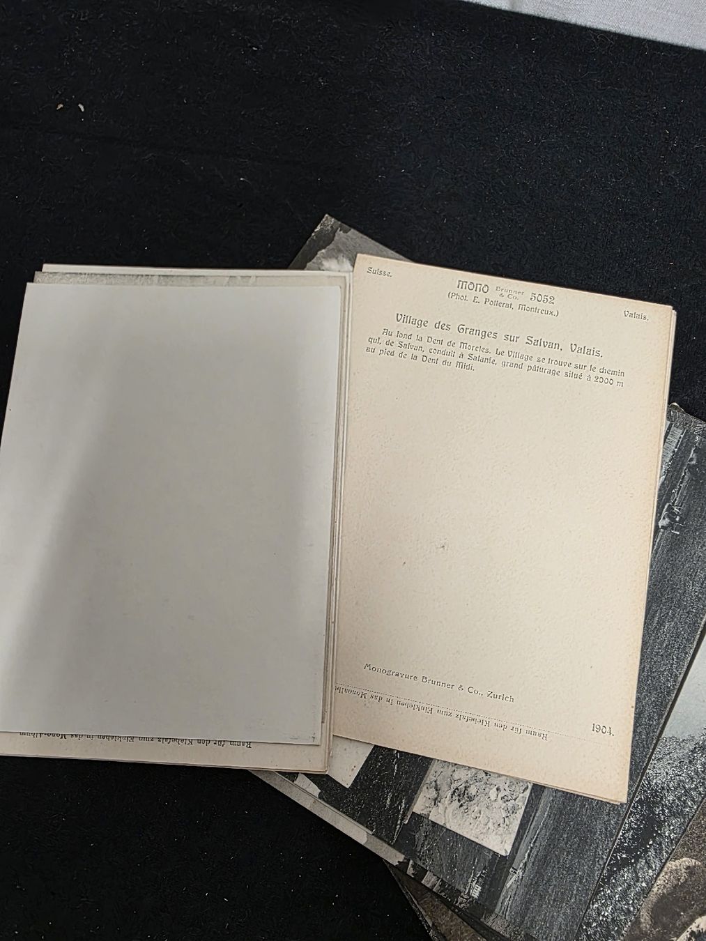 Ansichtskarten: Konvolut alte Mono Ansichtskarten Alpen 1900er ca 30stk – Gebraucht aus Wolfertswil von Antiko 3