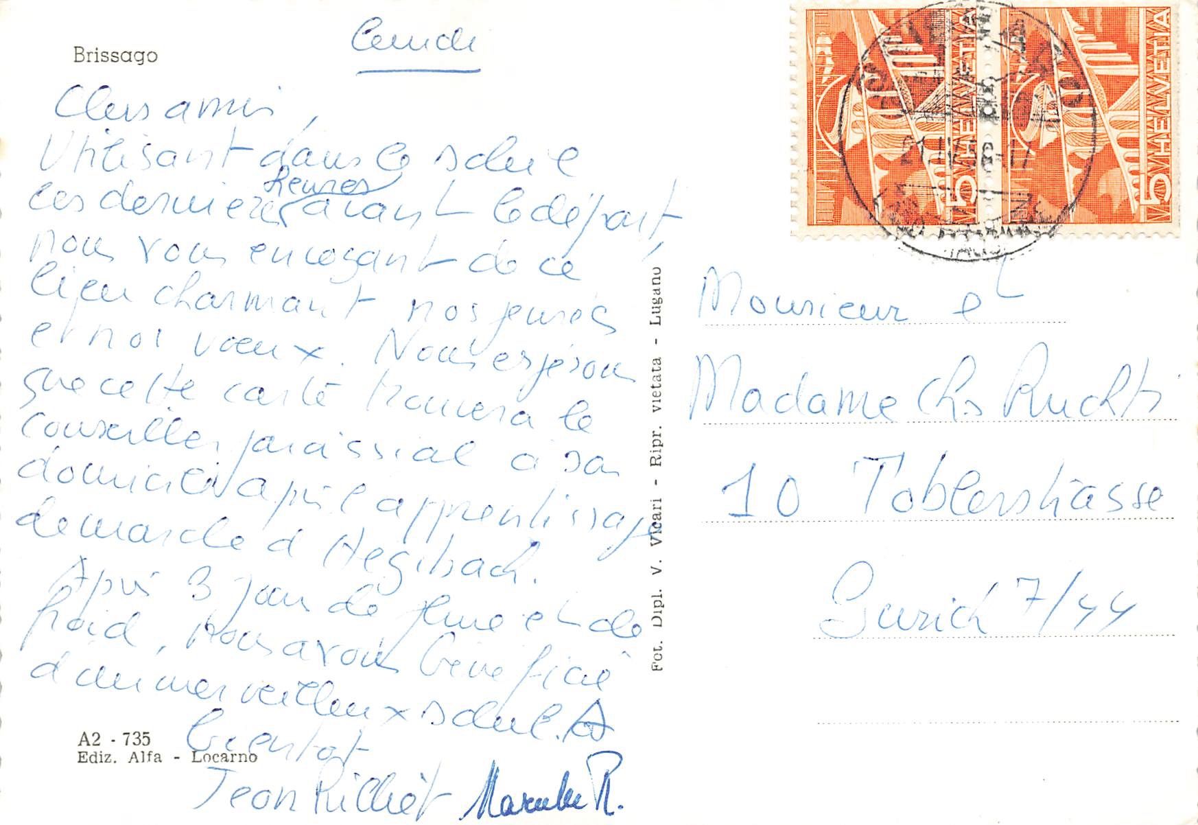 Cartes postales: Brissago G – D'occasion à Biasca par Blenio71 1