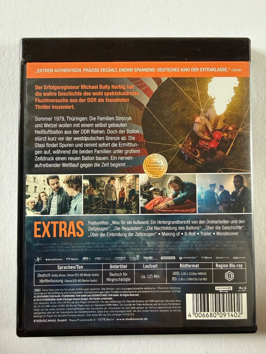 Tutti i DVDs: 4K UltraHD Blu-Ray Ballon – Usato da Gasel venduto da Alter_Ego 1