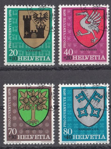 Tutti i francobolli: SBK J265 - J268 mit ET – Usato da Bürglen TG venduto da StampGraf