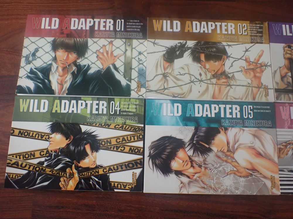 6 WILD ADAPTER Manga Comic Band 1 - 6 von Kazuya Minekura (Gebraucht ...