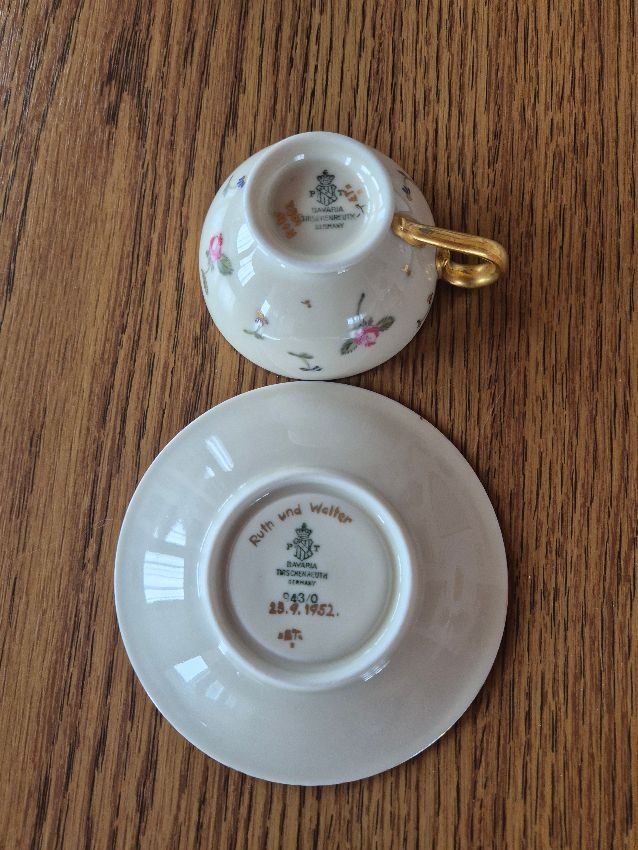 Tazze: Mocca Tasse mit Blumen Dekor – Usato da Embrach venduto da wernici 4