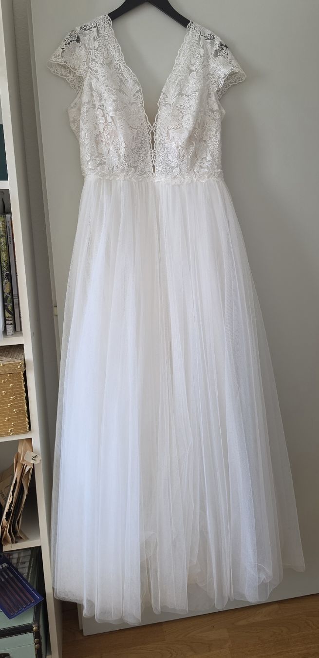 Vestiti: Hochzeitskleid gr. 44 / XXL – Usato da Schaffhausen venduto da Johi123 3