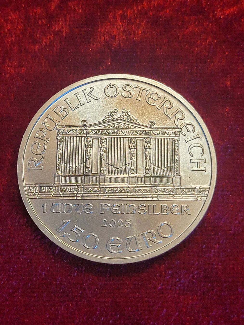 Alle Münzen: 1 oz Wiener Philharmoniker 2025 – Gebraucht aus Neuenkirch von majortom30