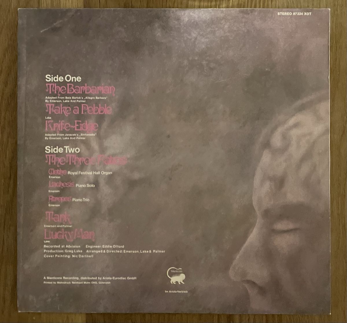 Dischi in vinile: Emerson Lake & Palmer – Usato da Aadorf venduto da Assyrian-Bazar 1