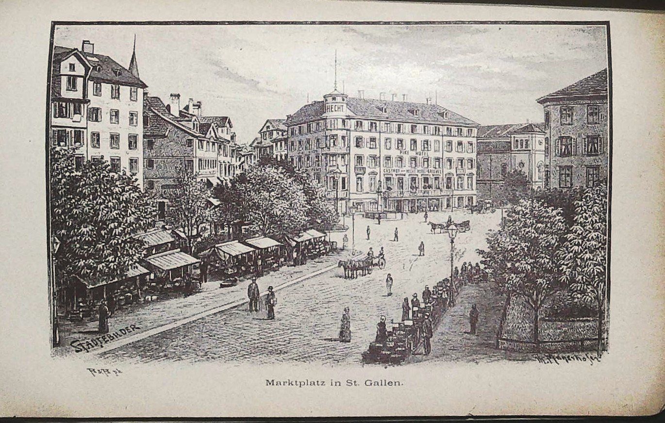 Libri: St. Gallen Städtebild  um 1890 – Usato da Rafz venduto da Helvet32 2