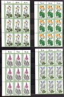 1977 Berlin Wiesenblumen 9er Sätze ** Michel n.556-559