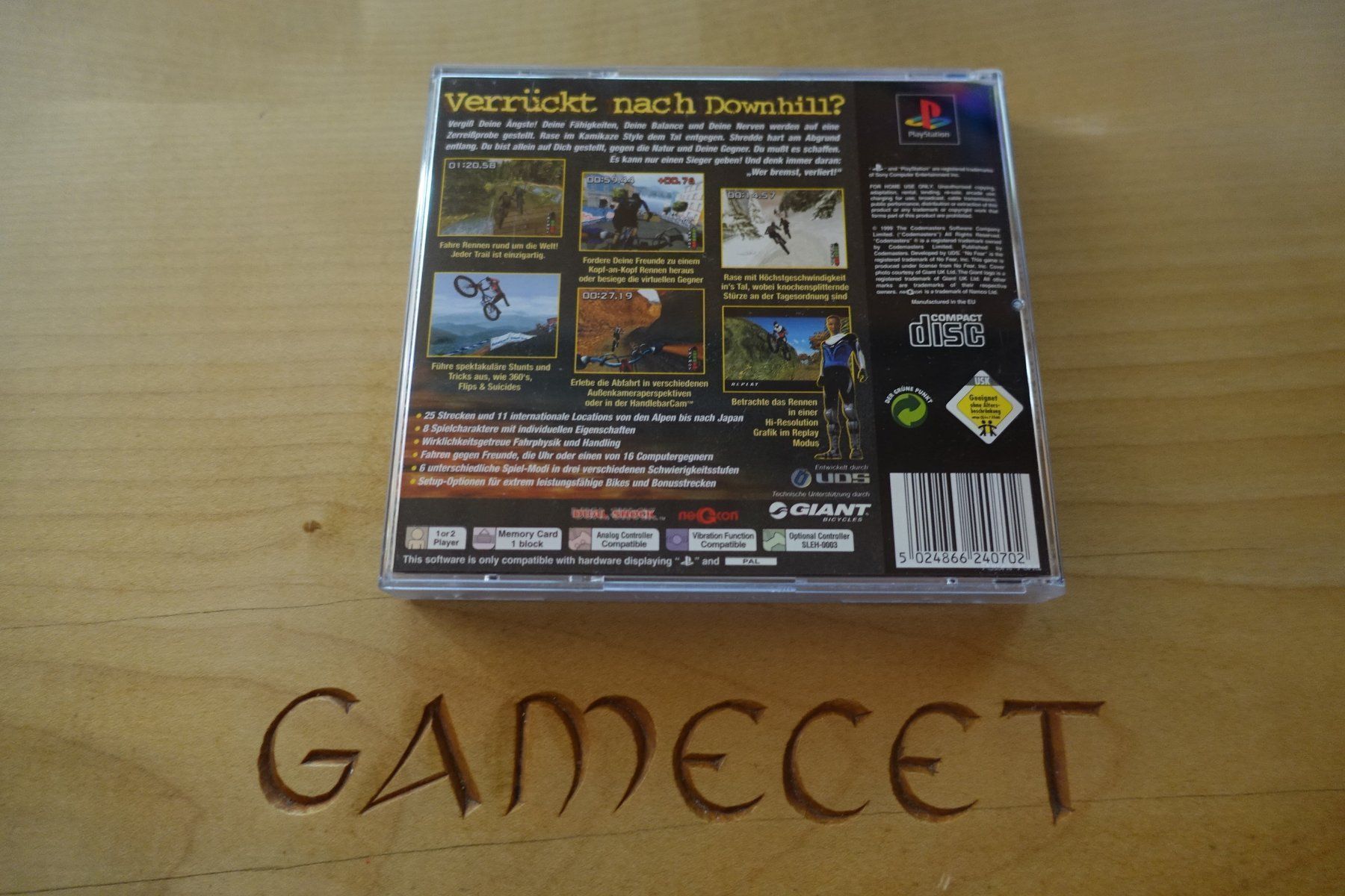 Sony Spiele: No Fear Downhill Mountain Biking – Gebraucht aus Steinach von Gamecet 2