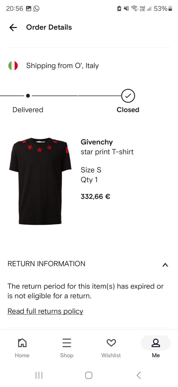 Givenchy T-shirt: Givenchy T-shirt – Nuovo (secondo la descrizione) da Grenchen venduto da Lucifero17 2