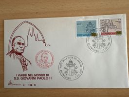 Papst Johannes Paul II Briefmarke Vatikan 1981 Top Zustand