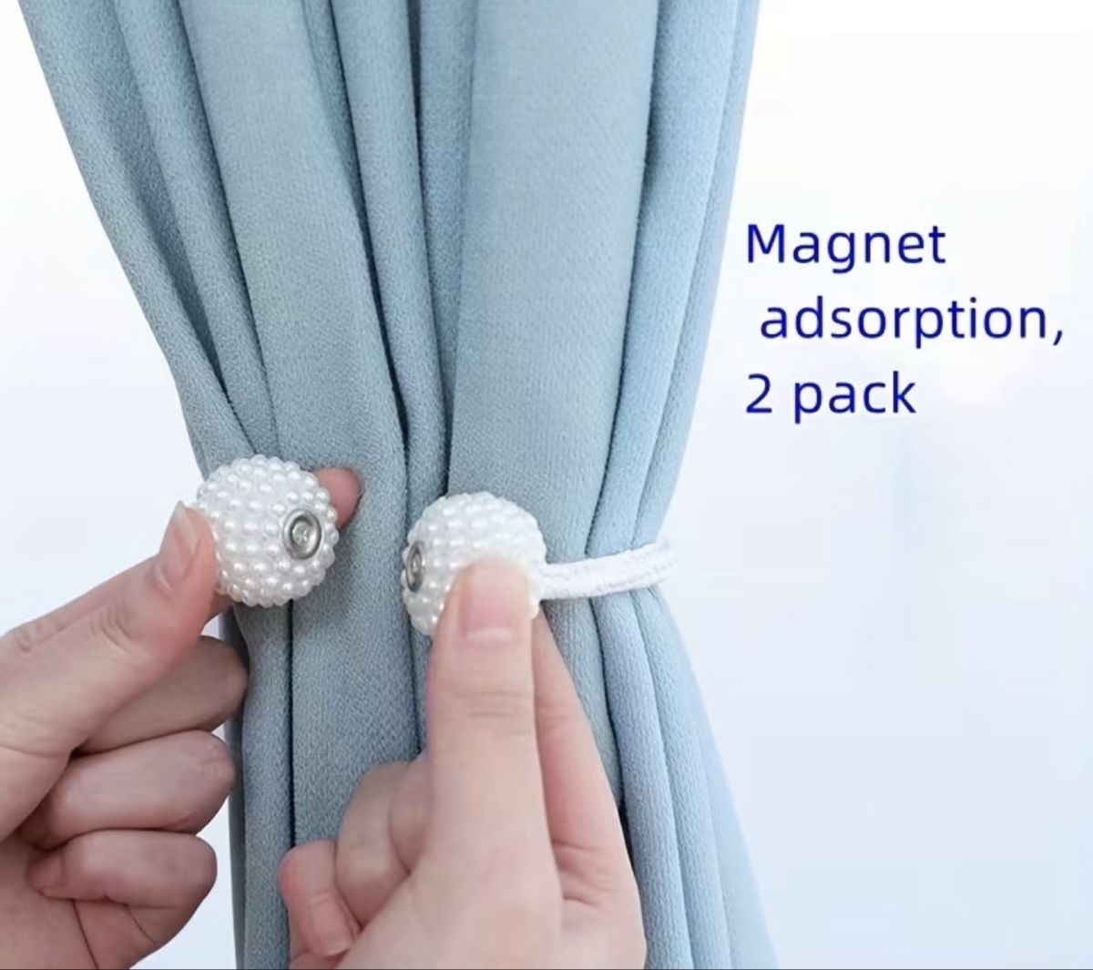 Supporti a parete: 4 Stk.magnetische Vorhangbinden - eleganter – Usato da Dulliken venduto da Lindt.1845 1
