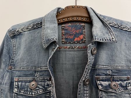 Jeansjacke blau Grösse M guter Zustand
