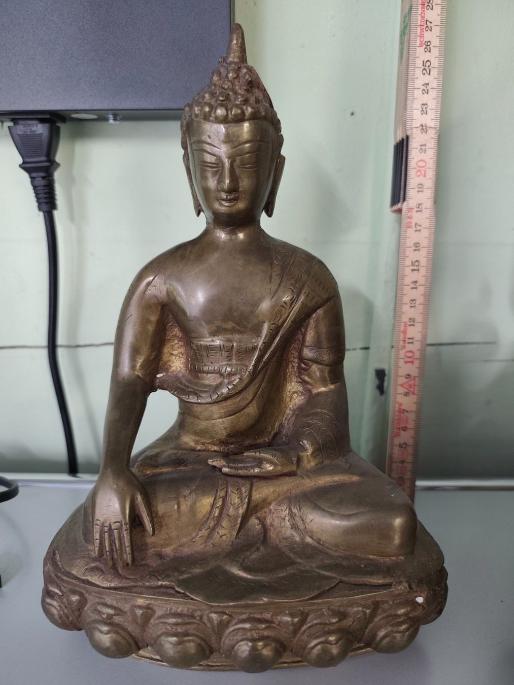 Sculture & Statue: Bronzefigur Skulptur Buddha Shakyamuni Asiatica Figur – Usato da Goldswil b. Interlaken venduto da troedlermarkt-goldsw