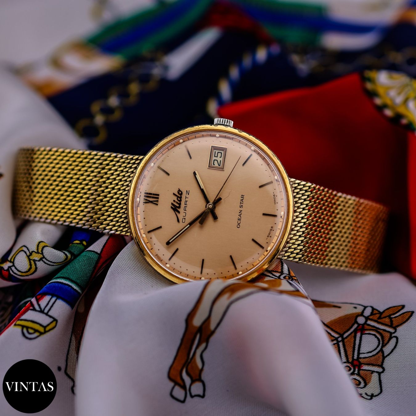 Mido Orologi: Vintage Mido Ocean Star Quartz – Usato da Zürich venduto da Vintas 2