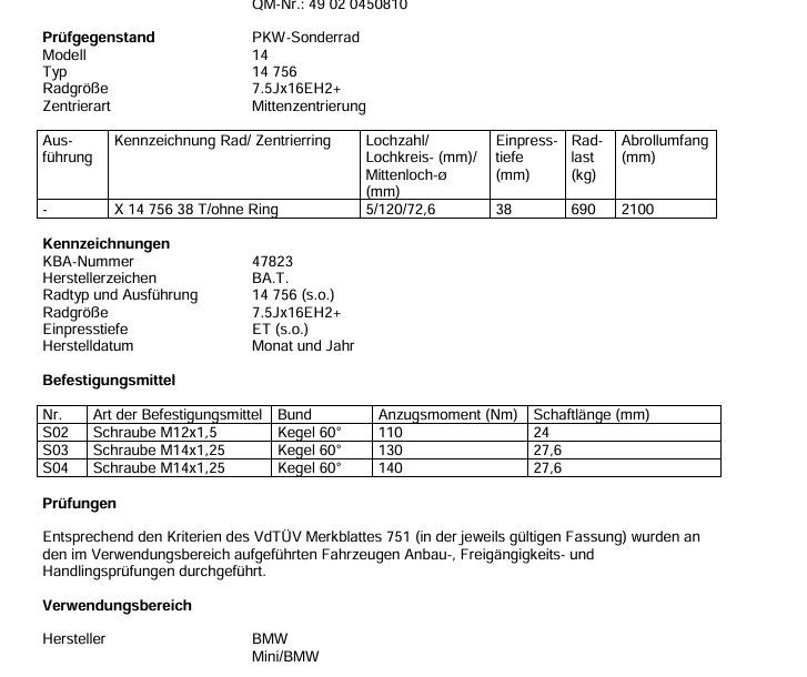BMW Felgen: Alufelgen – Gebraucht aus Müllheim Dorf von Linus18 4