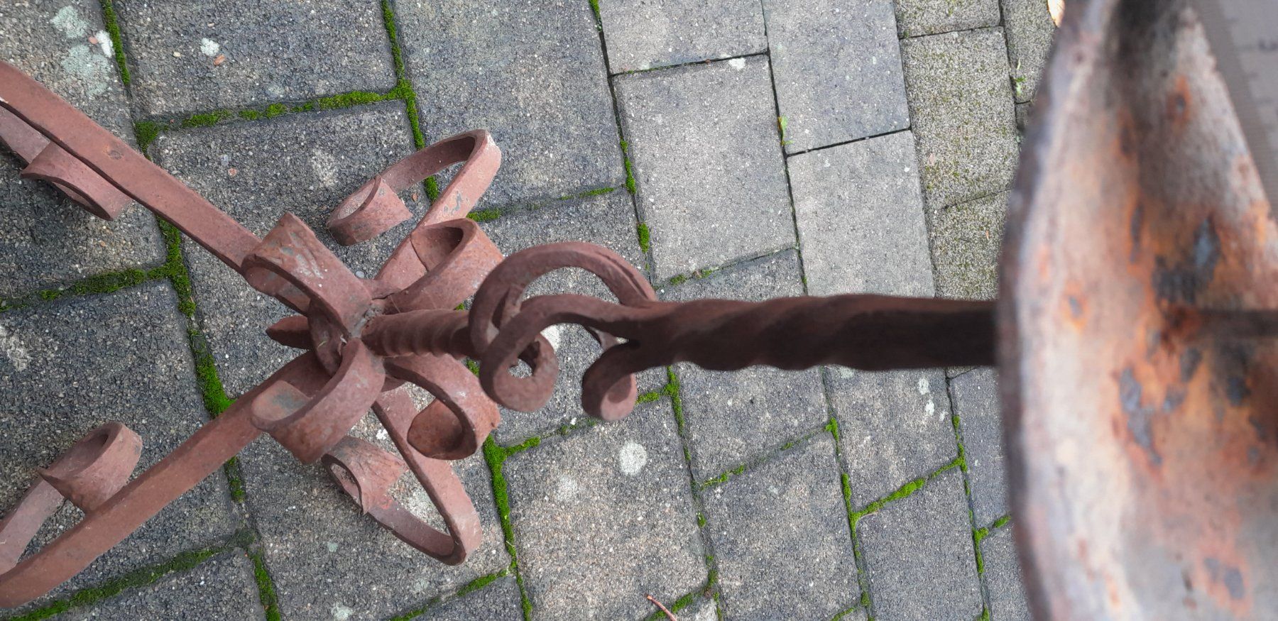 Portacandele: Schmiedeisen/Kerzenständer – Usato da Adlikon b. Andelfingen venduto da Kraemse 4
