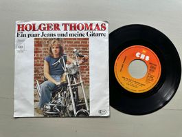 HOLGER THOMAS rare Single Ein Paar Jeans und Gitarre BRAVO
