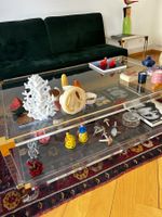 Vintage 1970s Lucite & Glass Coffee Table – attributed to Ch