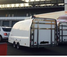 Woodford Trailer RL5000 Autotransporter-Renntransporter GFK