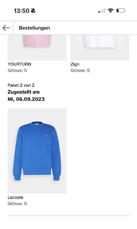 Maglioni & Felpe: Lacoste Sweater blau – Usato da Geuensee venduto da mar_ld75 3