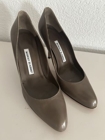 Manolo Blahnik Pumps taupe 39,5