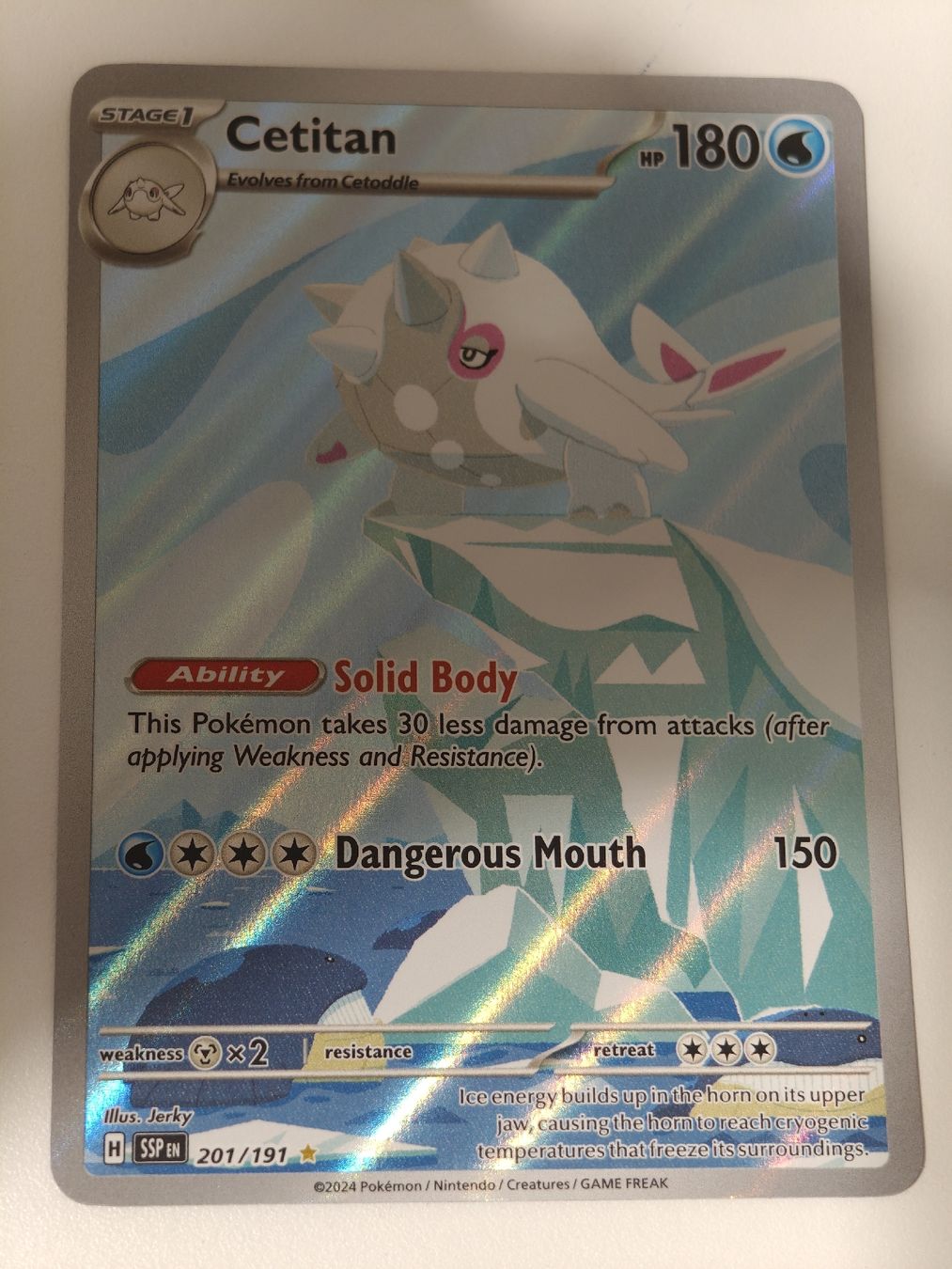 Pokémon Carte collezionabili: Cetitan 201/191 EN – Nuovo (secondo la descrizione) da Therwil venduto da Cordachu_Trade