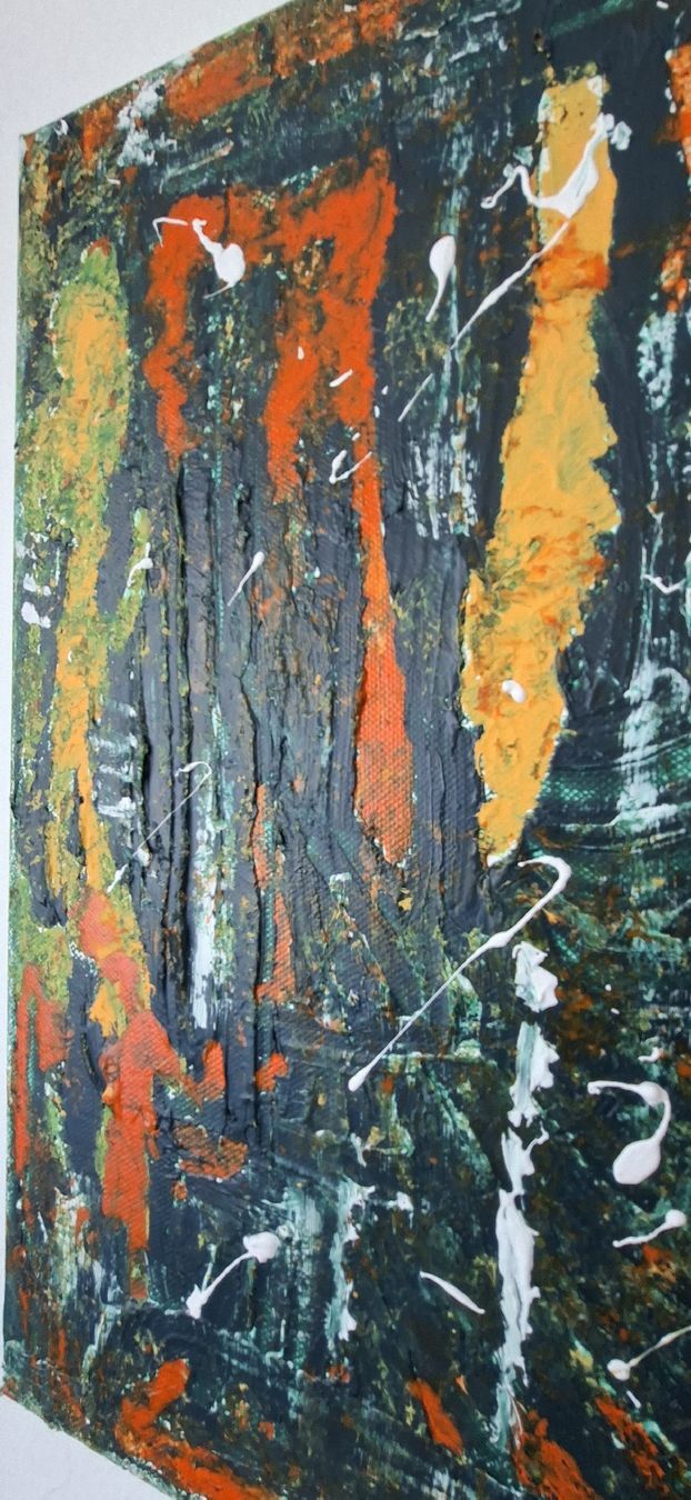 Gemälde: Abstraktes Gemälde, Kunstwerk,handmade 30×40 – Neu (gemäss Beschreibung) aus Riehen von Steinbock1970 4