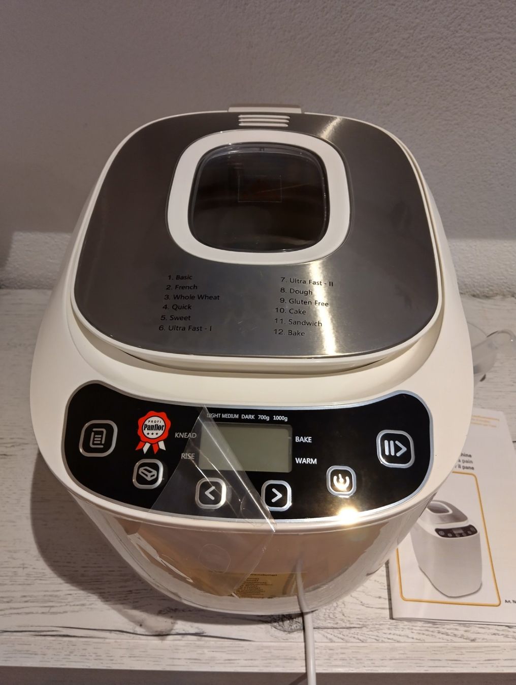 Appareils de cuisine: Brotbackmaschine Prima Vista mit 12 Programmen, neuw. – D'occasion à Full-Reuenthal par Ilor0309 1