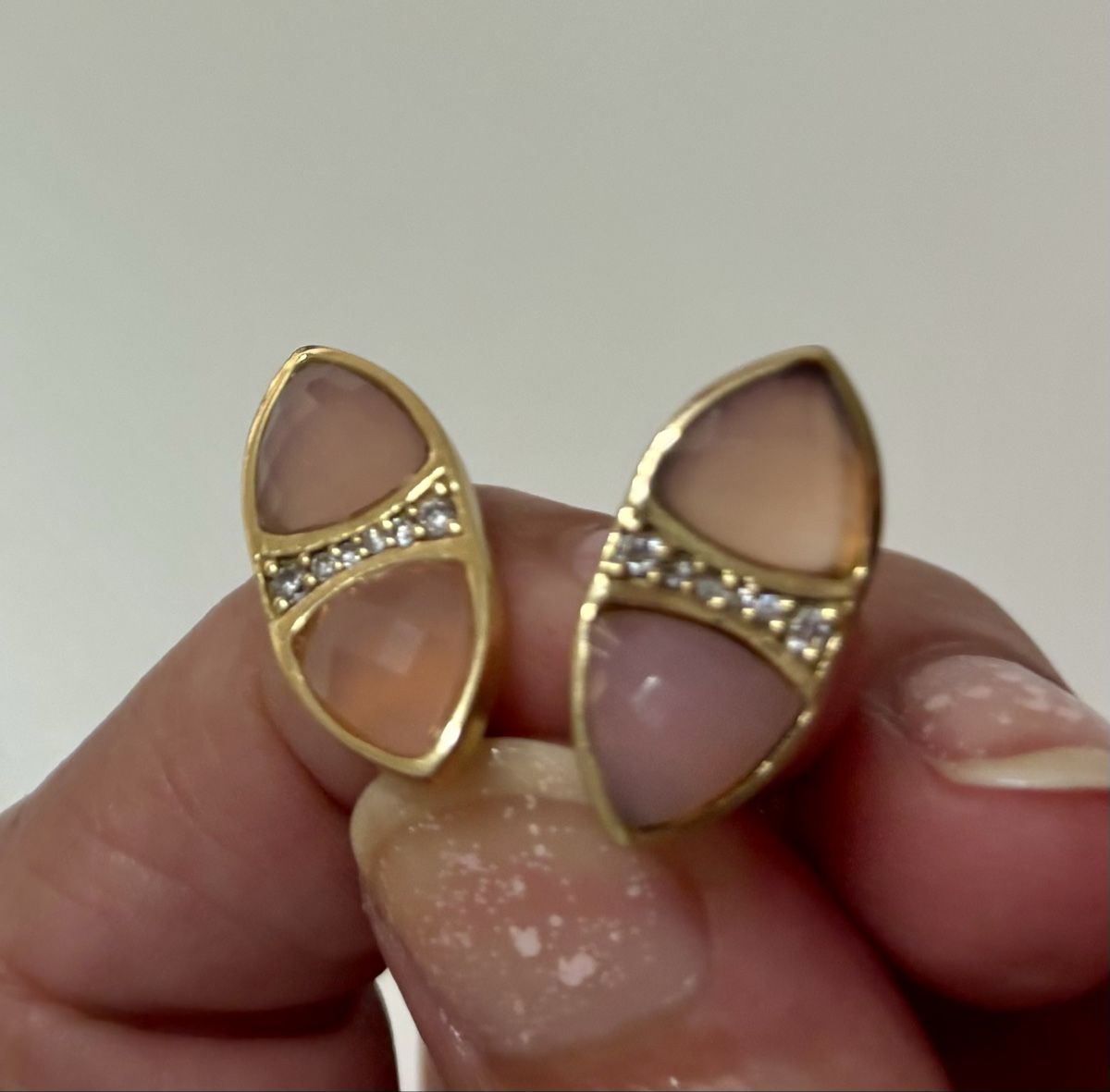 Boucles d'oreille: Ohrstecker Goldfarben mit Steinen – D'occasion à Baden par Tiffany6878 4