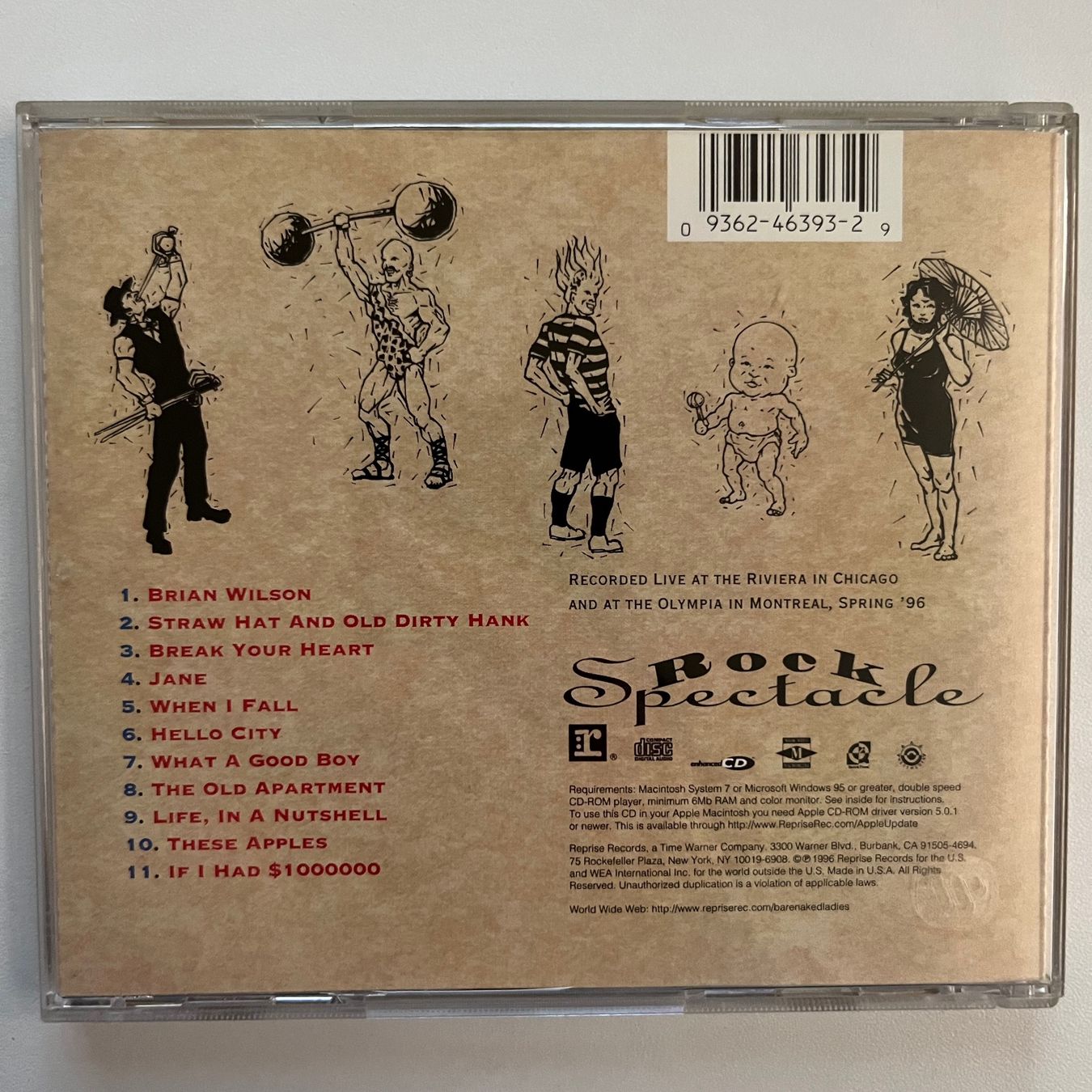 CDs: Barenaked Ladies – Rock Spectacle CD – Gebraucht aus Bern von  1