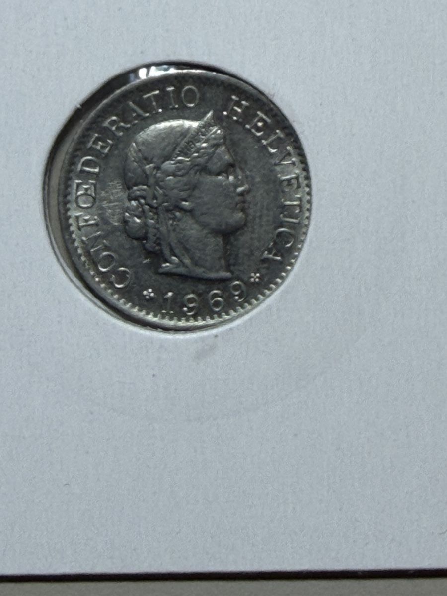Tutti le monete: CH - 5 cts - 1969 – Usato da Payerne venduto da Mike1682 1
