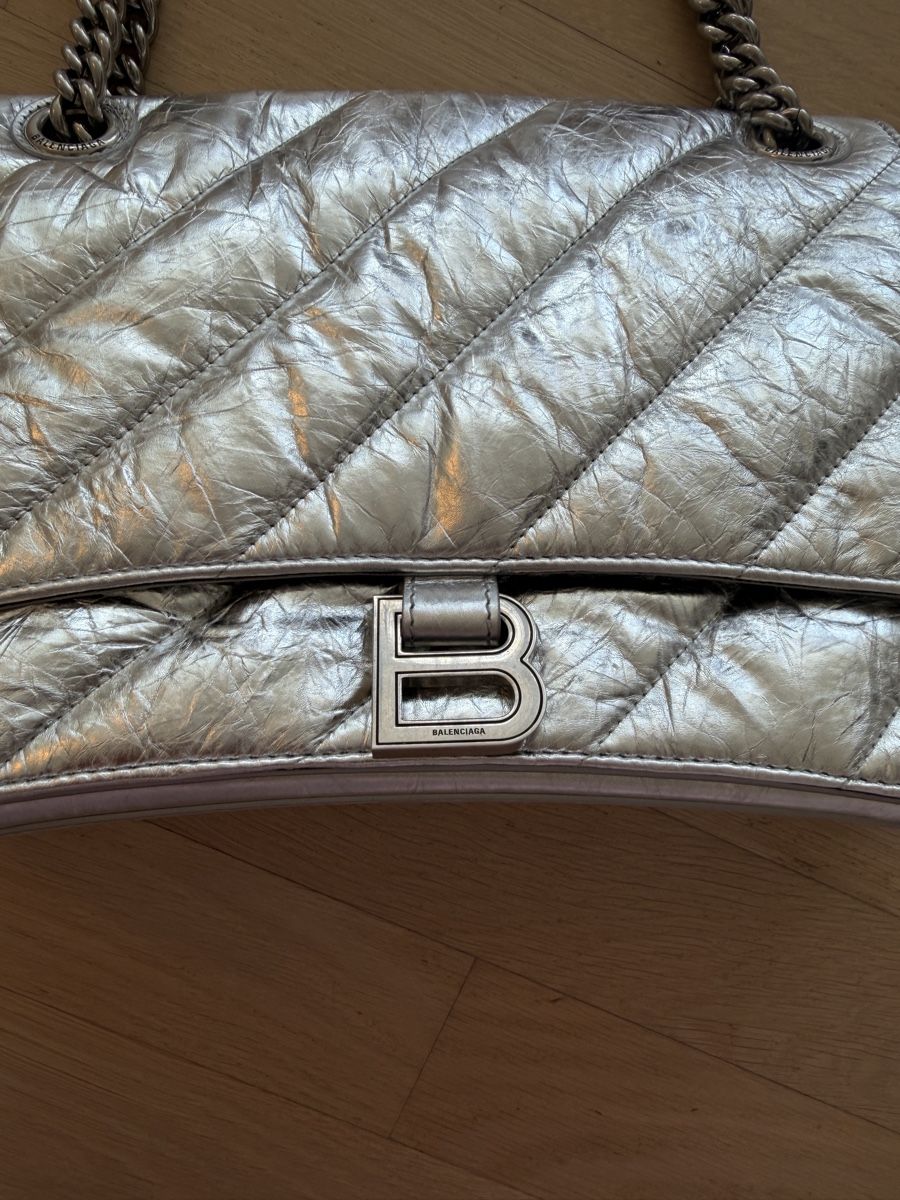 Balenciaga Borse da donna: Balenciaga Hourglass Chain Bag Metallic Silver – Nuovo (secondo la descrizione) da Effretikon venduto da MaisonNade 3