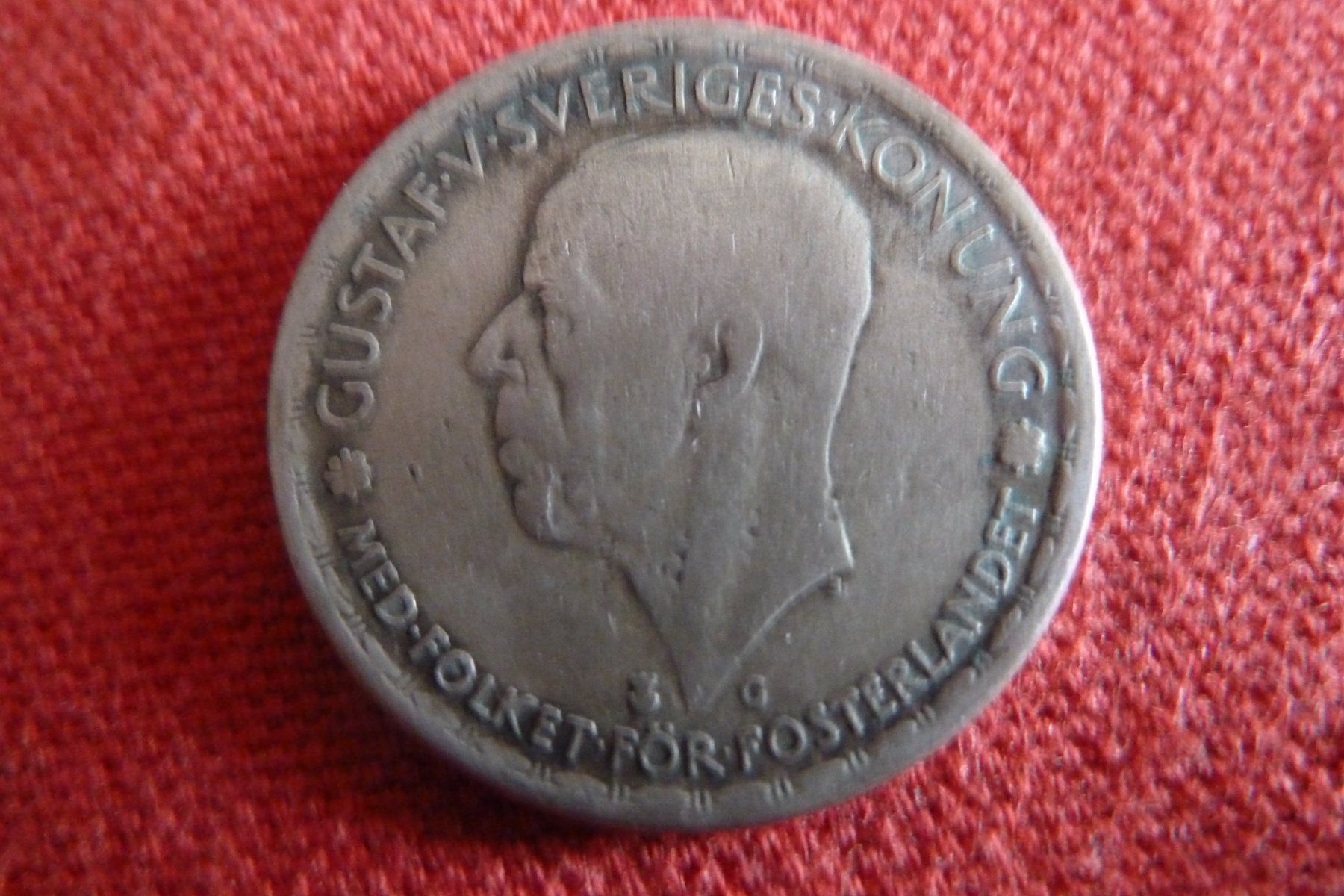 Alle Münzen: SILBER 1944 SCHWEDEN 1 Kronen Gustaf V – Gebraucht aus Lugano von gis_2qfj 2