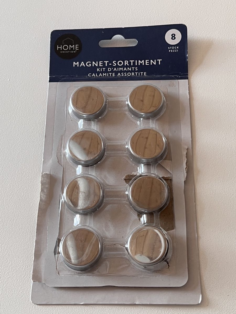 Magnete: 8 Magnete ca. 25 mm, 2 Sets - Preis pro Set. NUR geöffnet! – Neu (gemäss Beschreibung) aus Teufen AR von Maleaa