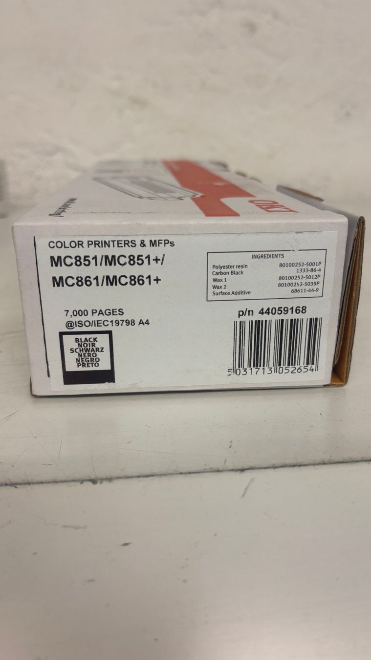 Oki Cartucce per stampanti & toner: OKI Toner Schwarz MC851/MC861 neu – Nuovo e nell'imballaggio originale da Berg am Irchel venduto da Sputnik8 2