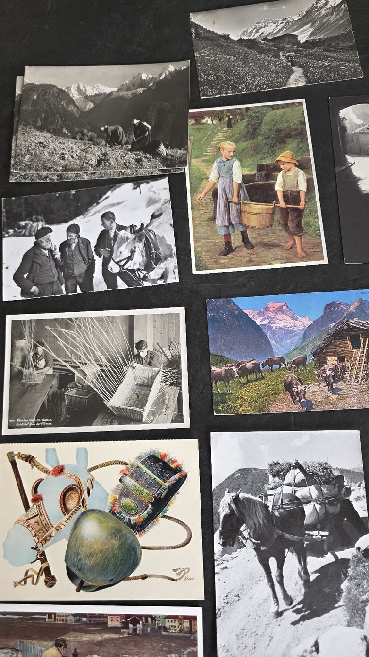 Cartoline postali: Lot AK Landwirtschaft Schweiz – Usato da Reichenburg venduto da ibiza18 1