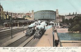 AK  Zürich Bahnhof 1905