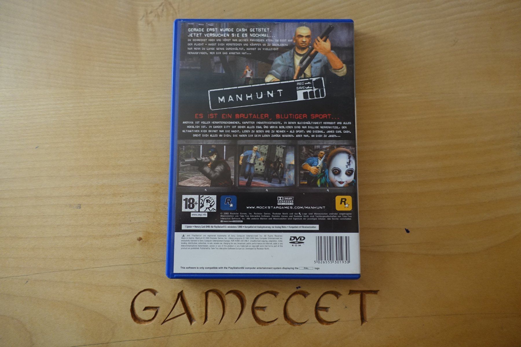Sony Spiele: Manhunt – Gebraucht aus Steinach von Gamecet 2