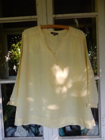 Tunika  100 % LEINEN  *  ADAGIO  *  44 ( 46 ? )   FRANCE+neu