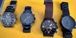 Armbanduhren Fossil Set 4 Stück gebrauchter Zustand