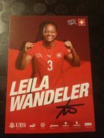 Leila Wandeler - handsigniert SFV Karte  ⚽🇨🇭🇨🇭