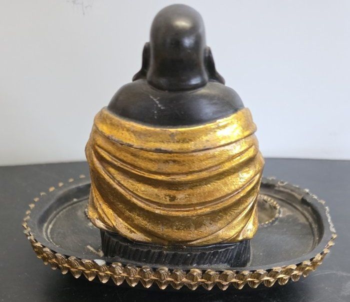 Alle Dekorationen: Deko Buddha Figur schwarz gold mit Teelichthalter – Gebraucht aus Flums von Flumsantik 3