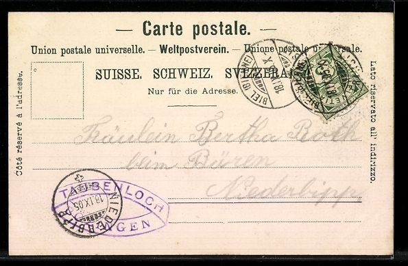Cartes postales: AK Biel, Taubenloch – D'occasion à Berlin par bartko-reher 1