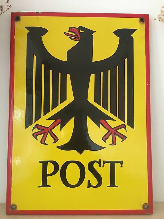 Insegne: Plaque émaillées Post Allemagne – Usato da Lausanne venduto da Loopaul 3