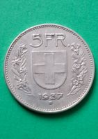 5 FRANKEN SILBERMÜNZE 1937