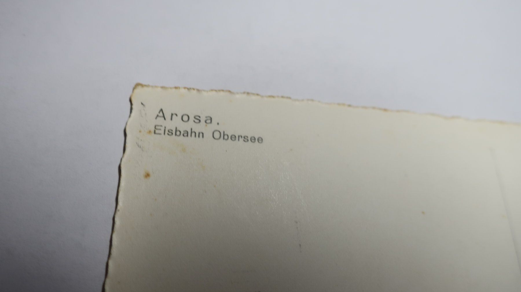 Cartes postales: Arosa Eisbahn Obersee – D'occasion à Cormoret par Pascalll2001 4